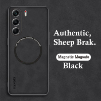 Casing For Tecno Camon 40 4G Camon 40 Pro 4G Camon 40 Pro 5G Case Luxury Sheepskin Leather Magsafe P