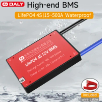 Daly BMS LiFePo4 4S 12V 14.6V 15A 20A 30A 40A 50A 60A 100A 200A 250A 300A 400A 500A Waterproof BMS for lithium battery 18650 PCB