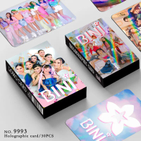 BINI SB19 Photocard, 30 ชิ้น, บัตรอิมัลชัน, การ์ด Lomo โฮโลแกรมเลเซอร์, Aiah Colet Maloi Gwen Stacey