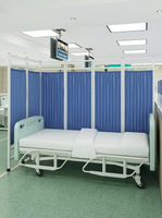 醫用屏風醫院醫療鐵布藝隔斷折屏衛生室診所美容推拉移動折疊帶輪