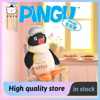 New Genuine Pingu Plush Doll Penguin Rabbit Family Pinga Keychain Pendant Pingu Warmth Hug Backpack