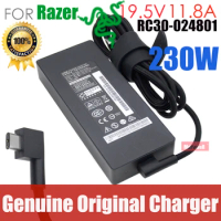 Genuine RC30-024801 AC power Adapter For Razer Blade 15 RZ09-03006E92 RZ09-02386W92 19.5v 11.8A 230W gaming Laptop Adapter