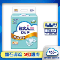 【加贈50】【包大人】成人紙尿褲-親膚舒適 L-XL號 (13片x6包) /箱