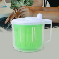 Large Salad Dryer 2.5L Lettuce Washer and Dryer for Spinach Pasta Vegetables
