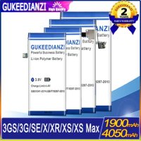 GUKEEDIANZI High Quality Battery For iphone 3GS 3G SE X XR XS Max Batteria + Tracking Number
