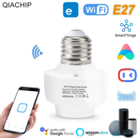 Wifi Smart Light Bulbs Adapter Mini e27 Lamp Holder Remote Remote Control Smart Home Alexa Google Home IFTTT Alice SmartThings