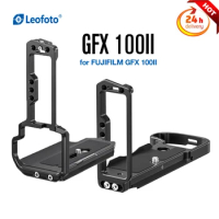 Leofoto GFX100II L Plate (Battery type) Horizontal and Vertical Quick Release Plate Camera Hand Grip for Fujifilm GFX100II