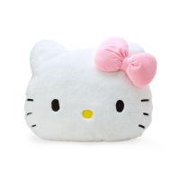 真愛日本 凱蒂貓 kitty 大臉 經典 絨毛造型 抱枕 靠枕 靠墊 M號 枕頭 抱靠枕 午睡枕 ID101