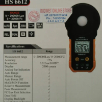digital lux meter dekko hs 6612