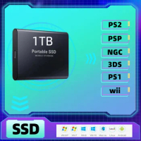ITB Portable SSD Pre-install PS2 PSP PS1 3DS NGC Retro Games For Anbernic Powkiddy Odin AOKZOE GPD Steam Deck Handheld Console