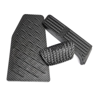 Kailey สำหรับ Toyota RAV4 XA50 2019 2020 2021 2022 2023 2024 แผ่นครอบแป้นเหยียบคันเร่ง ปุ่มเบรกกันลื