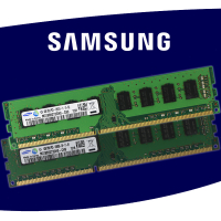 Samsung Desktop PC หน่วยความจำ RAM โมดูลหน่วยความจำ DDR2 800 667Mhz PC2-5300 DDR3 1333 1600Mhz 1GB 2GB 4GB (2PCS * 2GB) PC3 10600 12800