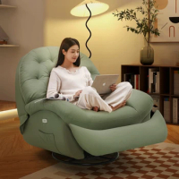Space capsule functional rocking chair, heated massage sofa, leisure electric massage chair