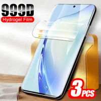 3Pcs Full Curved Hydrogel Film For Vivo V27 Pro 5G Screen Protector Not Glass VivoV27 V2231 VivoV27Pro V27Pro V223 2023 6.78inch
