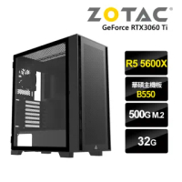 【NVIDIA】R5六核{虎杖悠仁}RTX3060Ti-8G獨顯電玩機(R5-5600X/華碩B550/32G/500G_M.2)