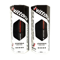 維多利亞石墨烯防穿刺可折自行車黑色輪胎外胎Vittoria Corsa Control G+2.0 700x25/28C