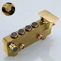fs Black Gold Shower Set SDSN Thermostatic Bathroom System Rainfall Head Brass Faucet