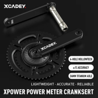 Xcadey Power Crank 110BCD 104BCD 144BCD Power Meter Crank 160MM 165MM 170MM 172.5MM 175MM For Road MTB Bike Power Crankset
