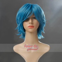 Anime Sailor Mercury Mizuno Ami Cosplay Wig Blue Short Hair Prop mp001814
