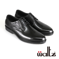 【Waltz】商務時尚 側V綁帶 紳士鞋 皮鞋(512049-02 華爾滋皮鞋)