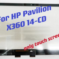 14'' Touch For HP Pavilion X360 14-CD Touch Screen 14CD 14 CD Series Laptops Touch Screen Digitizer 14M-CD Replacement Panel