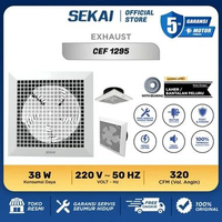SEKAI Kipas Exhaust Fan Plafon 12 Inch Exhaust Tipe Atap 30 Cm CEF 1295