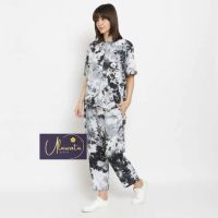 Daster Bali | Piyama Pendek Motif Polos Kekinian