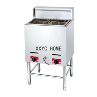 New Style Deep Fryer, Vertical Electric/Gas Temperature-Controlled Fryer