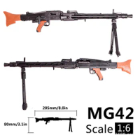 1/6 1:6 Scale PKP MP5 MG42 AK47 4D Puzzle Accessories WWII Heavy Machine Gun Military Weapon Model For 12inch Action Figure