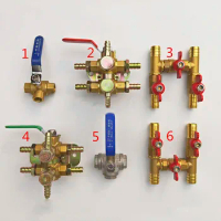 3 way fuel valve For fuel tank heating 3 way fuel selector valve 6-port ball valve For fuel tank heating
