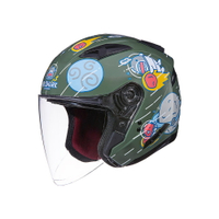 【SOL Helmets】SO-7E開放式安全帽 (鯊魚先生_迷霧綠) ｜ SOL安全帽官方商城