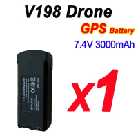 Original 7.4V 3000mAh V198 MAX PRO 8K   V198 GPS RC  Spare Battery Accessories Parts