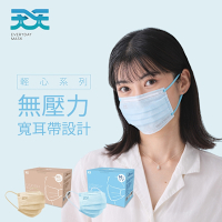 【天天】成人平面醫用口罩-輕心系列(2色可選)50入/盒
