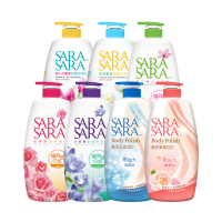 【SARA SARA 莎啦莎啦】沐浴乳-1000g(新品-拋光/小蒼蘭/ 櫻花彈力/ 玫瑰嫩白/ 撩心木蘭香抗菌/茉莉麝香)