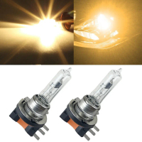 2 bóng đèn pha halogen H15 12V 15/55W màu trắng cho ô tô, công suất cao