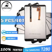 5PCS For Samsung Galaxy Tab A 7.0 2016 SM-T280 SM-T285 LCD Screen Touch Display Glass Panel Digitize Tested Replacement