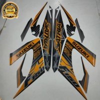 striping suzuki satria fu f 150 2014 hitam gold face lift list body standar berkualitas termurah