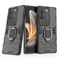 For Vivo V29 Pro Case Vivo V25E V27E V29E V25 V27 V29 Pro Cover Shockproof Armor PC + Silicone Stand Protective Phone Back Cover