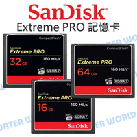 SanDisk Extreme PRO CF 32G 64G【讀160MB 寫150MB】記憶卡 公司貨【中壢NOVA-水世界】