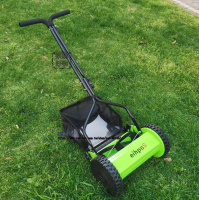 新款12寸別墅花園多功能草坪修剪機小麵積家用小型手推割草機