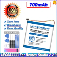 700mAh AEC643333 Battery For Beates Studio 2 2.0 , Studio 3 For Beats Solo Pro Wireless Headphone PA-BT05 PA-BT02 Battery