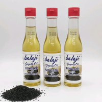 BALAJI GINGELLY OIL, NAL ENNAI, MINYAK BIJAN TULEN  CONT 285/320 ML. Nett 100% PURE GINGELLY OIL Coo