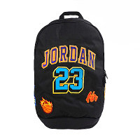 Nike Jordan JP [FV4558-010] 後背包 雙肩背 筆電包 防潑水 喬丹 籃球 徽章 黑
