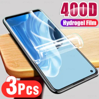 3PCS Full Cover Hydrogel Soft Film For Oppo Reno7 5G 6.43" Screen Protector For Reno 7 CPH2371 Safety Protection Film Not Glass