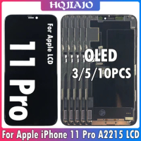 3/5/10PCS OLED For Apple iPhone 11 Pro LCD A2215 A2217 A2160 Display Touch Screen Digitizer Replacement Assembly 100% Tested