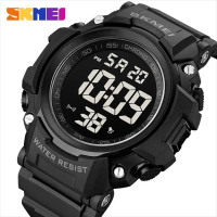 Jam Tangan Pria SKMEI 1886 Digital Water resist 5 atm Kaca