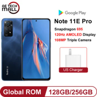 Global ROM Xiaomi Redmi Note 11E Pro 5G 11 Pro Snapdragon 695 108MP Camera 120Hz Display 67W Fast Charger
