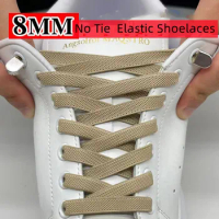 1 Pair No Tie Elastic Shoelaces For Kids Audlt Men Sneakers Leisure Canvas Quick Safety Lazy Flat Shoes laces Accessories