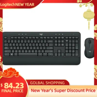 Logitech MK545 wireless mouse and keyboard set waterproof superior comfort palm rest
