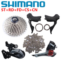 Shimano Ultegra R8000 Groupset 2x11 Speed ST+FD+RD+CS+CN 11-25T 11-28T 11-30T 11-32T 11-34T For Road Bike Original Shimano